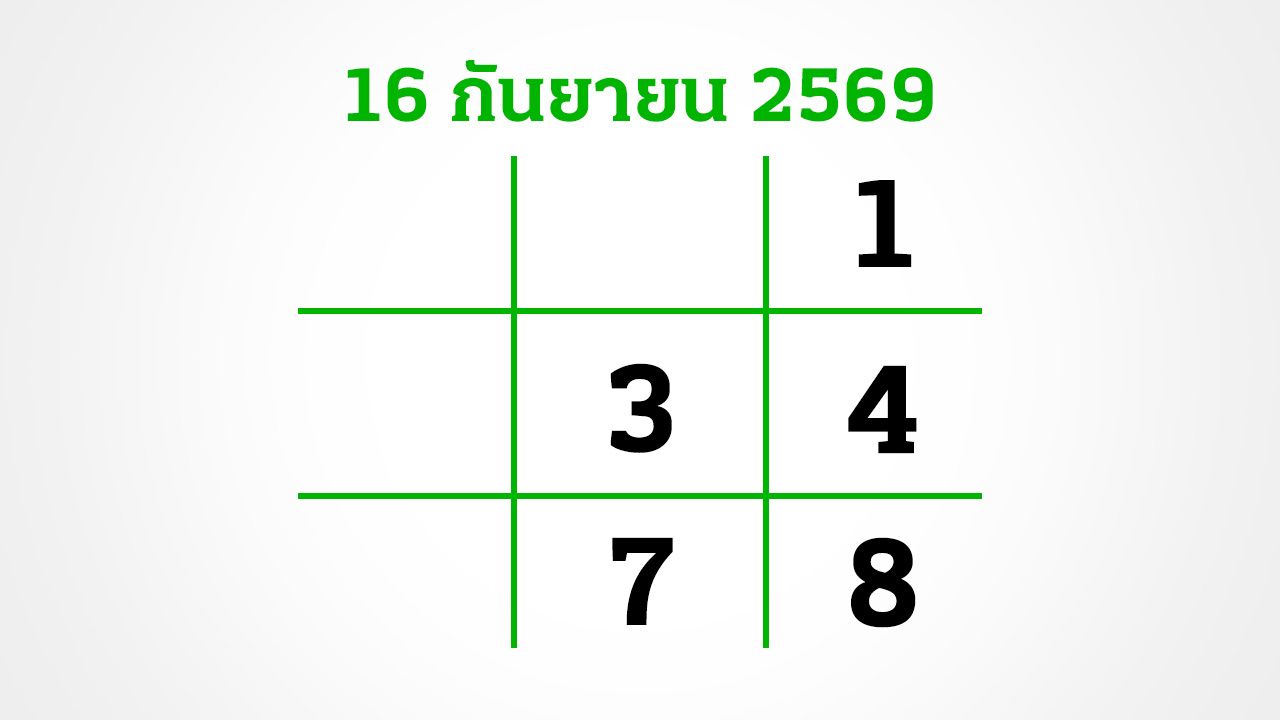 อีก 3 วันหวยออก งวดนี้สลากไม่สัญจร อย่าลืมส่อง "เลขเด็ดงวดนี้" 16/9/69
