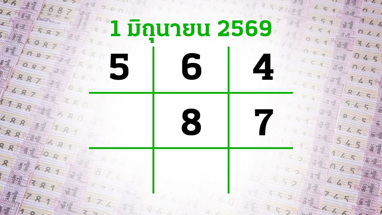 โค้งสุดท้ายหวย "เลขเด็ดงวดนี้" 1/6/69 ลุ้นโชคได้ที่ไทยรัฐทีวี-ไทยรัฐออนไลน์เกี่ยวกับหวย
